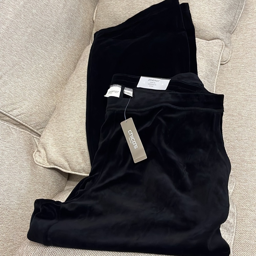 #54 ZENERGY By CHICO’S WOMENS Sport,velvet pants!,     Size 3R